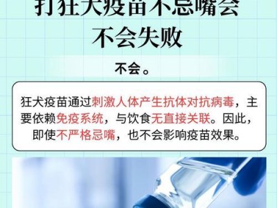 狂犬病疫苗接种的时间安排（了解接种狂犬病疫苗的最佳时间点，保障您和家人的健康）
