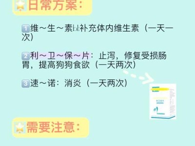 狗狗腹泻拉不停的常见原因及治疗方法（保护你的宠物，解决狗狗腹泻的问题）