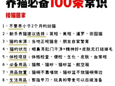 养猫的铲屎官，不仅仅是清理便盆（关爱与陪伴，成为猫咪的贴心伙伴）