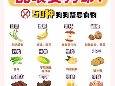 狗狗不能吃的食物及其危害（为什么狗狗不能吃巧克力？）